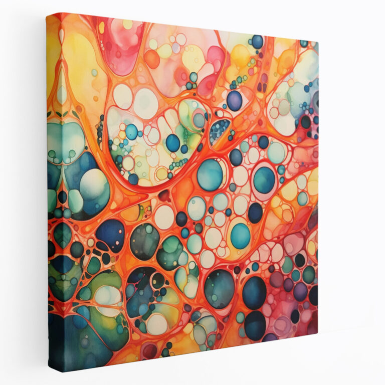 Medicine Abstract Canvas Print - Medicine, Canvas Wall Art, Vibrant, Watercolor Painting