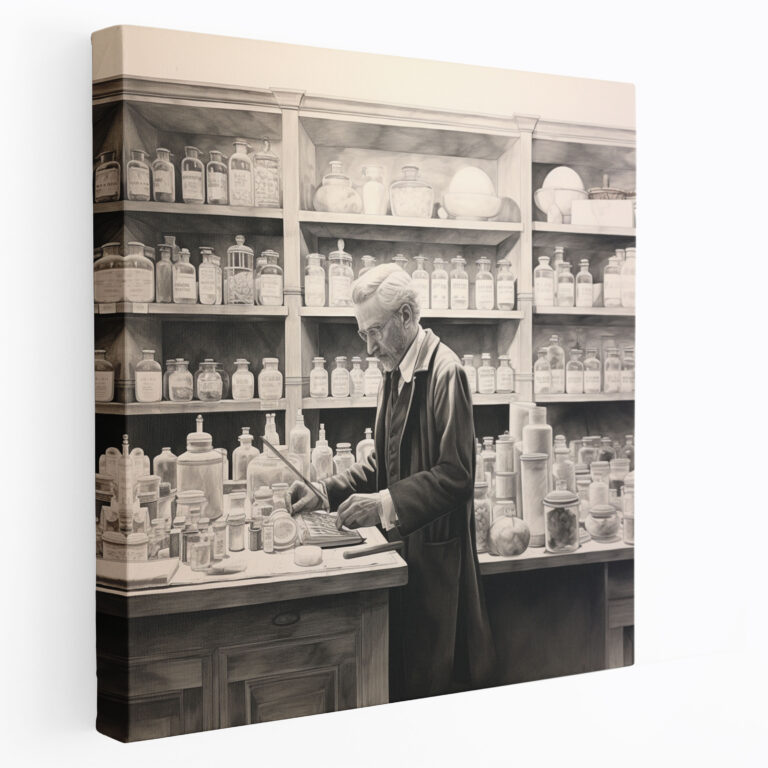 Pharmaceutical Artistry Canvas Print - Medicine, Pharmacist, Pharmacy, Canvas Print