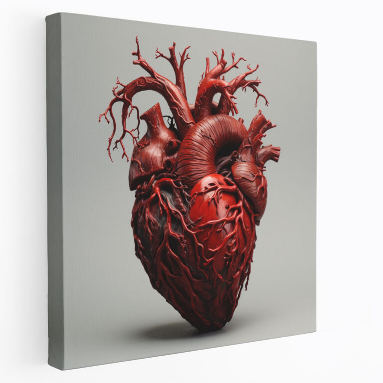 Resilient Heart Canvas Print - Medicine, Canvas Wall Art, Home Decoration, Intricacy