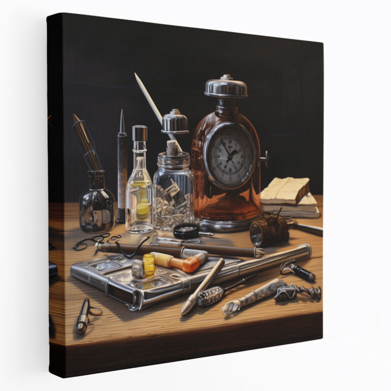 Medicine Canvas Print - Doctor's Desk - Medicine, Medicine, Canvas Print, Canvas
