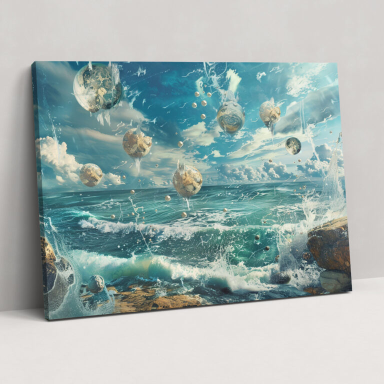 Metaphysical Painting Wall Art - Metaphysical Painting, Wall Art, Canvas Wall Art, Wall Decoration