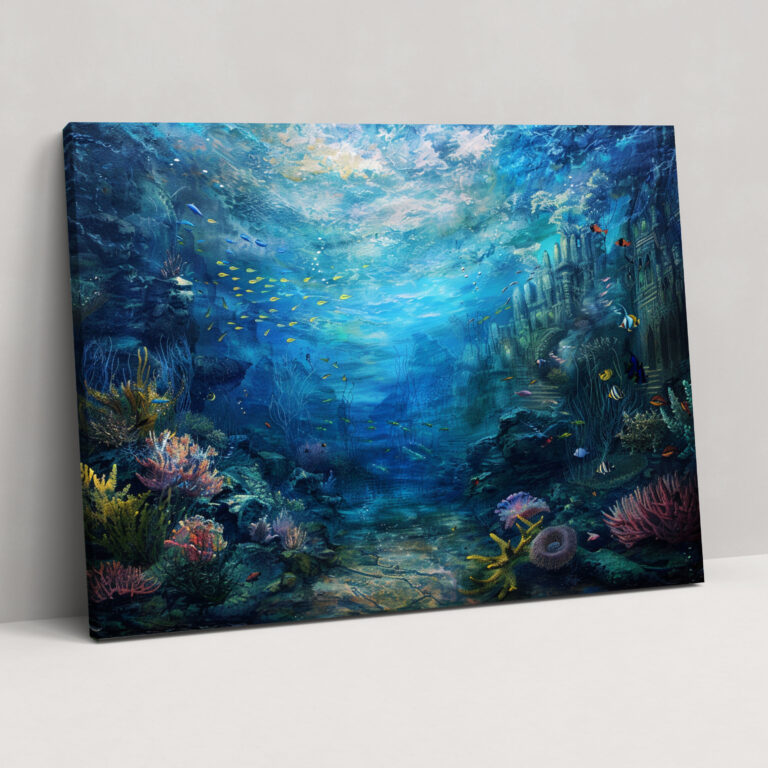 Metaphysical Painting Wall Art - Metaphysical Painting, Wall Art, Canvas, Wall Decoration