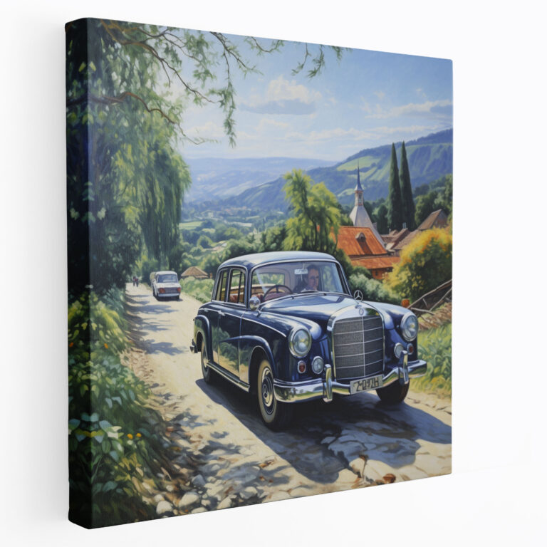 Mercedes Canvas Print - Classic Oil Painting Wall Art - Mercedes, Mercedes, Canvas Print, Canvas Wall Art