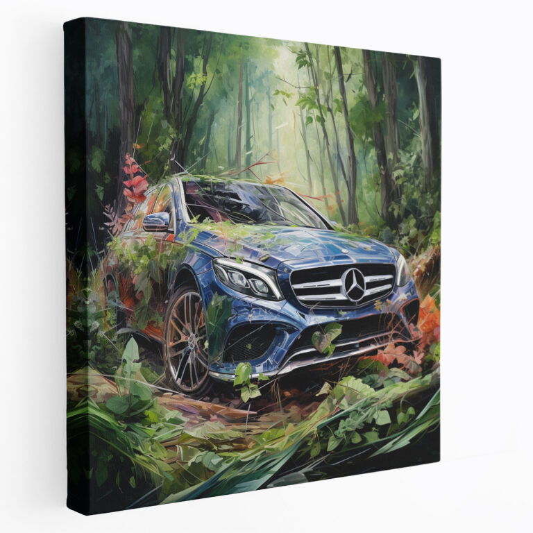 Mercedes Canvas Print - Abstract Expressionist Painting Wall Art - Mercedes, Home Decoration, Wall Art, Abstract Expressionist Painting