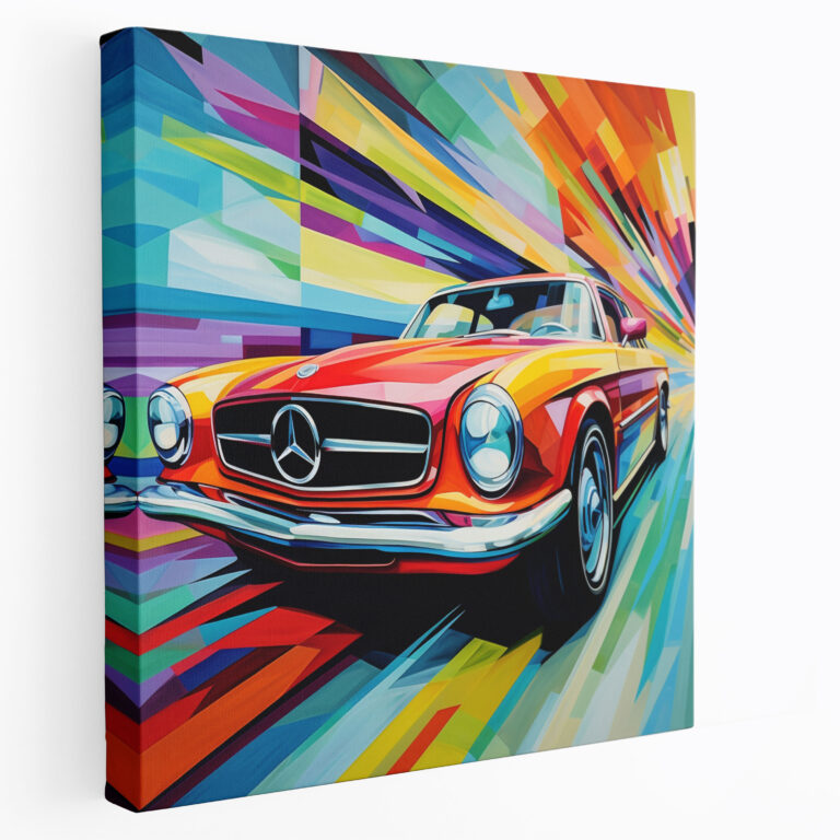 Mercedes Canvas Print - Mercedes, Car Enthusiasts, Canvas Print, Canvas