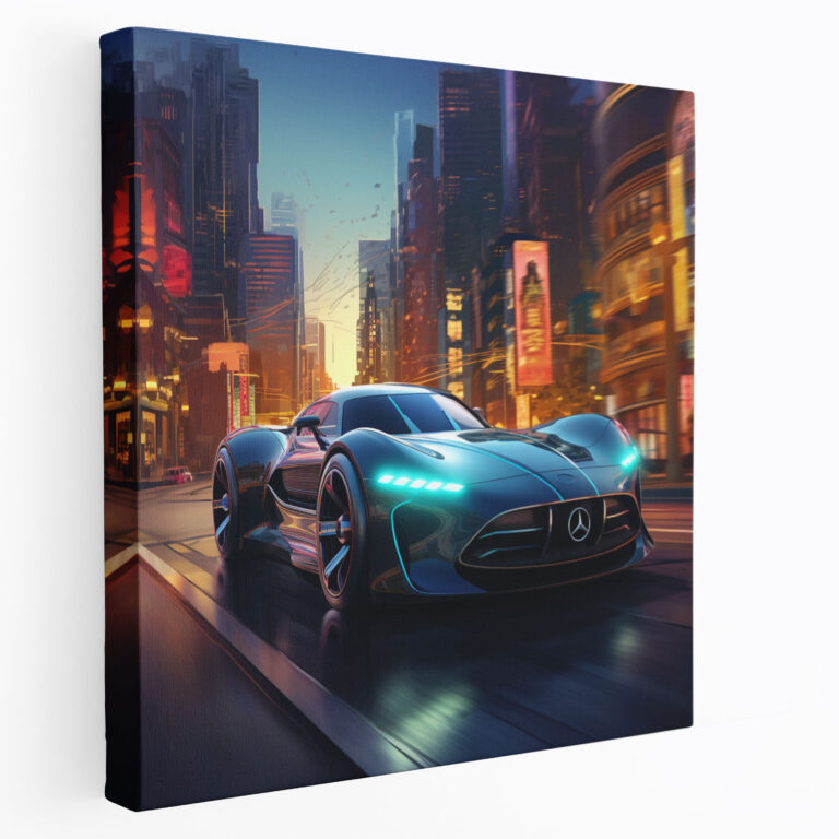 Mercedes Wall Decoration - Mercedes, Canvas Print, Mercedes, Innovation