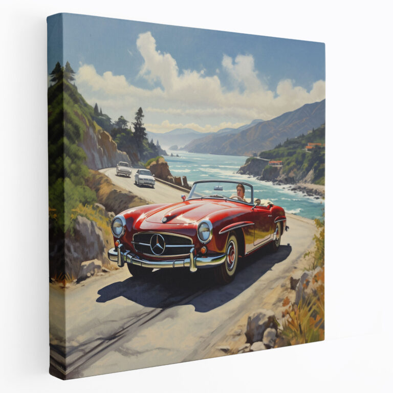 Mercedes Oil Painting Wall Art - Mercedes, Mesmerizing, Canvas Wall Art, Mercedes