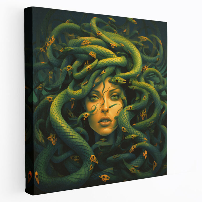 Medusa Snakes Wall Art - Medusa, Wall Art, Home Decoration, Wall Decoration