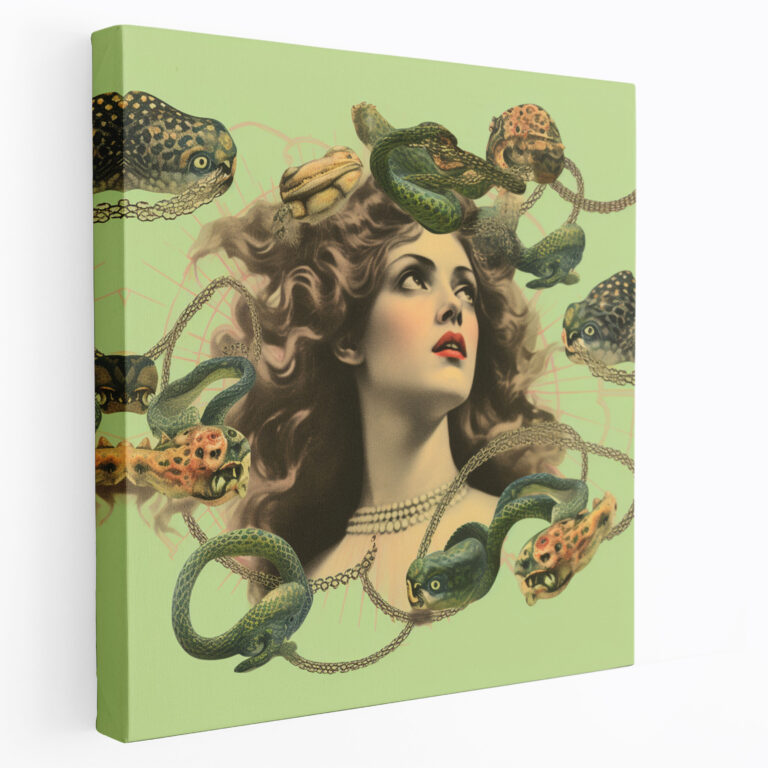Medusa Canvas Print - Medusa, Canvas Print, Wall Decoration, Medusa