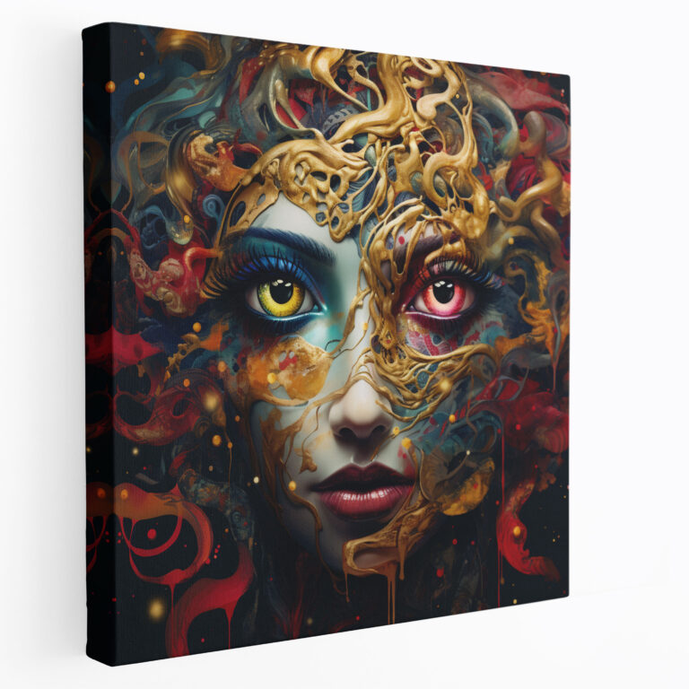 Medusa Hypnotic Wall Decoration - Medusa, Hypnotic Eyes, Wall Decoration, Digital Design