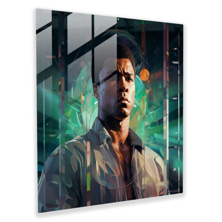Muhammad Ali Glass Print - Muhammad Ali, Glass Print, Muhammad Ali, Glass Wall Art