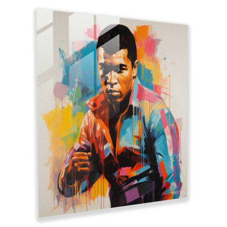 Muhammad Ali Glass Print - Muhammad Ali, Glass Print, Home Decoration, Glass Art