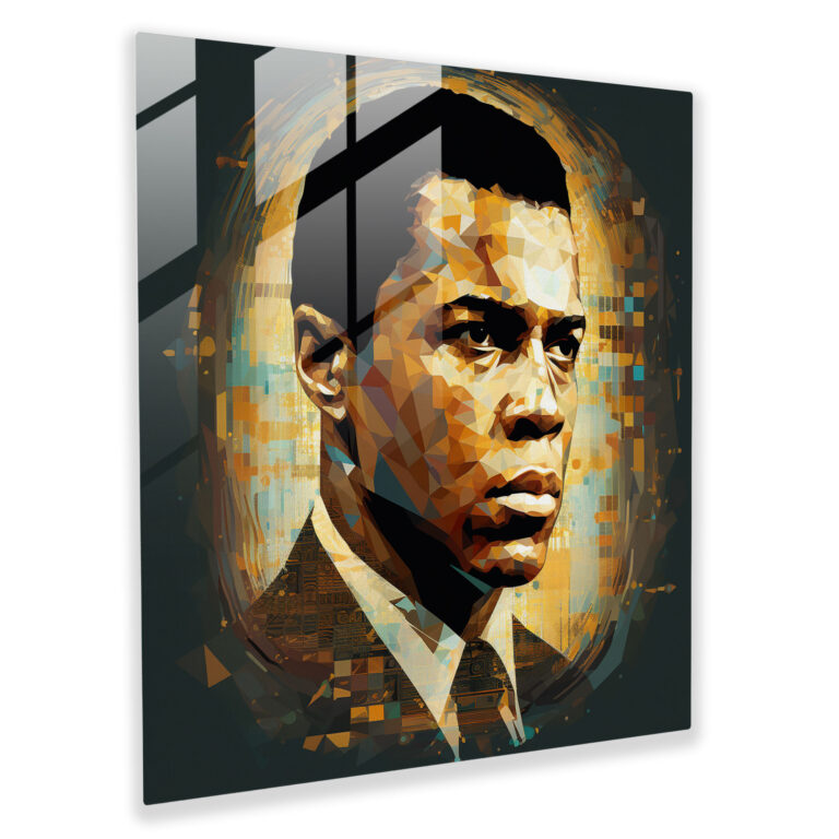Complex Muhammad Ali Glass Print - Muhammad Ali, Modern Art, Home Decoration, Muhammad Ali