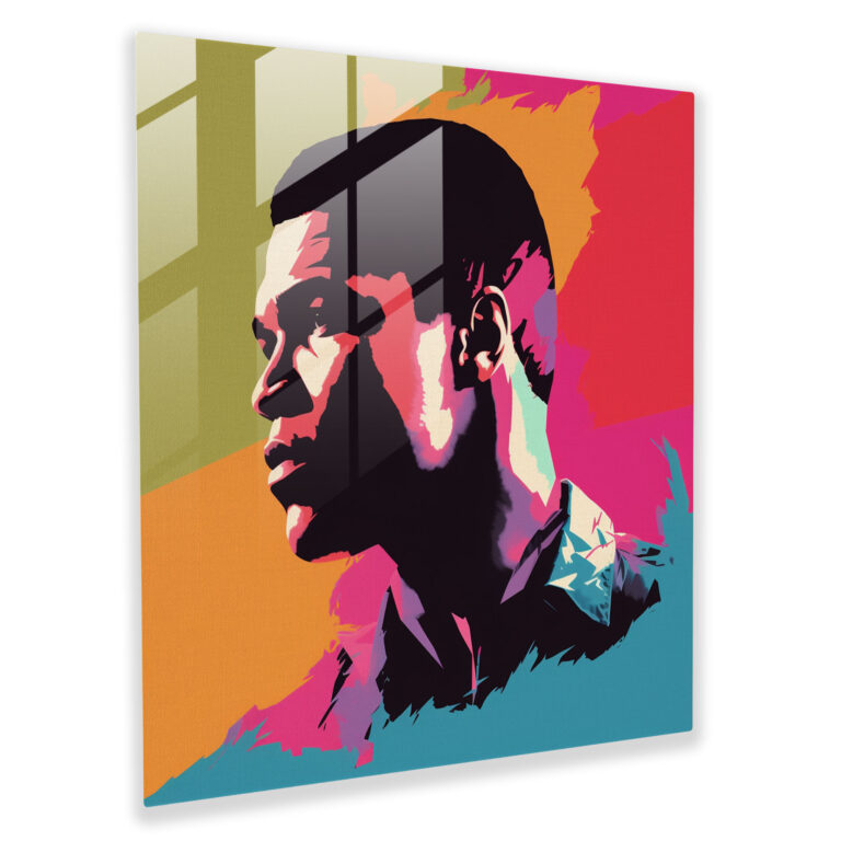 Muhammad Ali Glass Print - Muhammad Ali, Home Decoration, Muhammad Ali, Glass Art