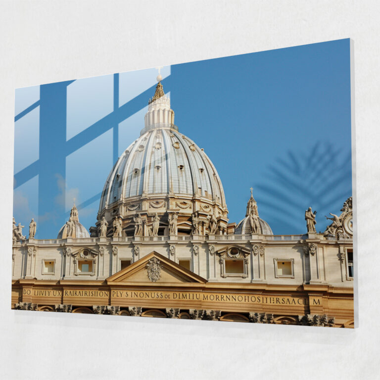 Michelangelo Glass Wall Art Modern Art - Michelangelo, Wall Decoration, Glass Art, Modern Art