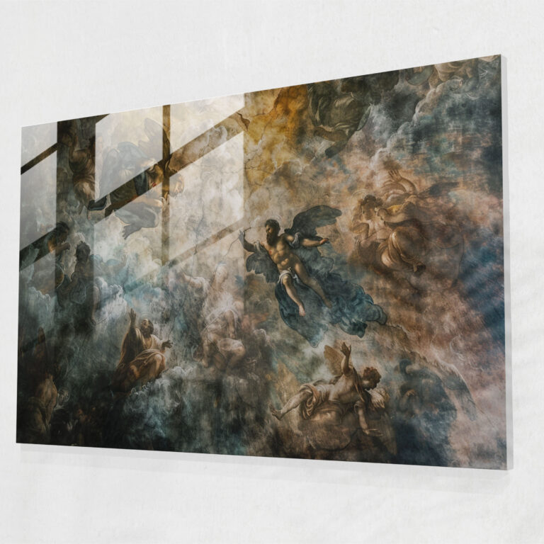 Michelangelo Glass Print Home Decoration - Michelangelo, Glass Wall Art, Michelangelo, Modern Art