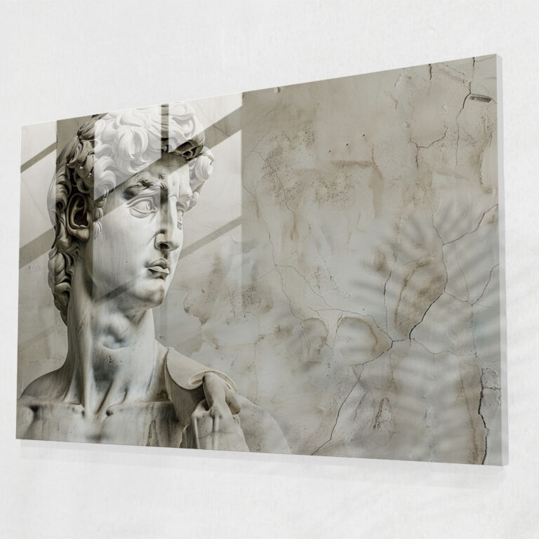 Michelangelo Wall Decoration - David Statue - Michelangelo, Classic Artistry, Drawing, Wall Decoration