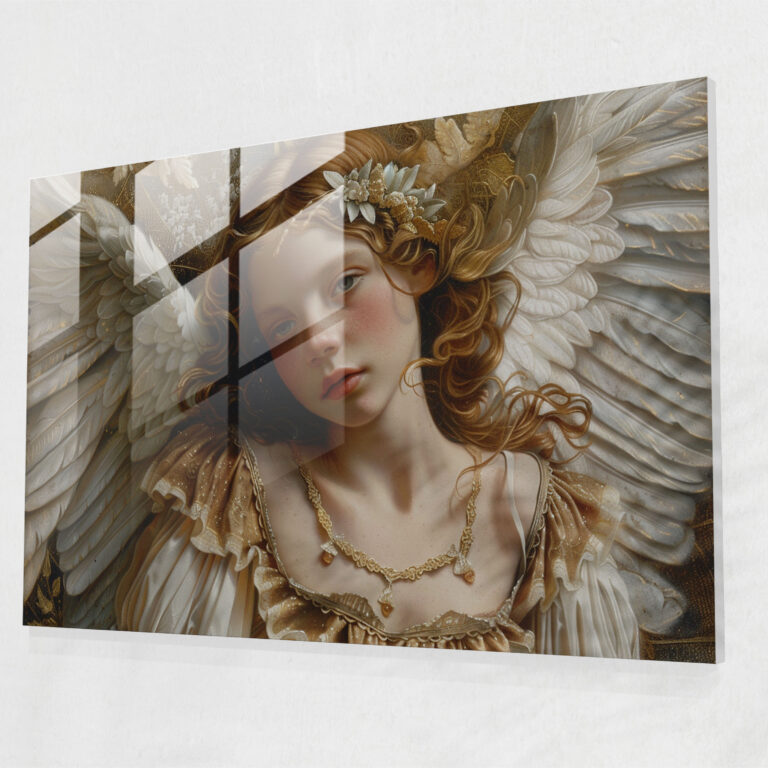 Michelangelo Glass Wall Art - Michelangelo, Glass Wall Art, Michelangelo, Celestial Beings