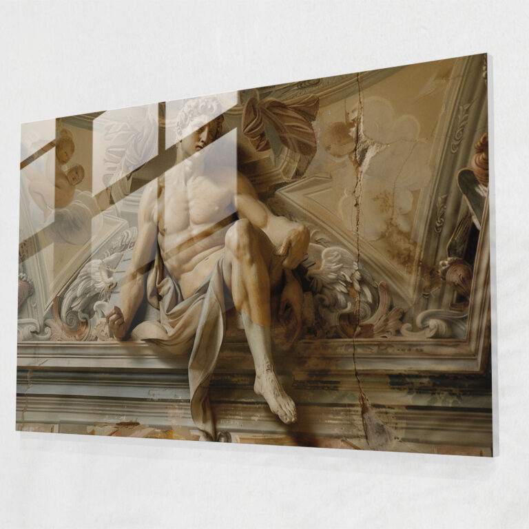 Timeless Michelangelo Glass Art - Michelangelo, Glass Art, Classical Mythology, Timeless Beauty