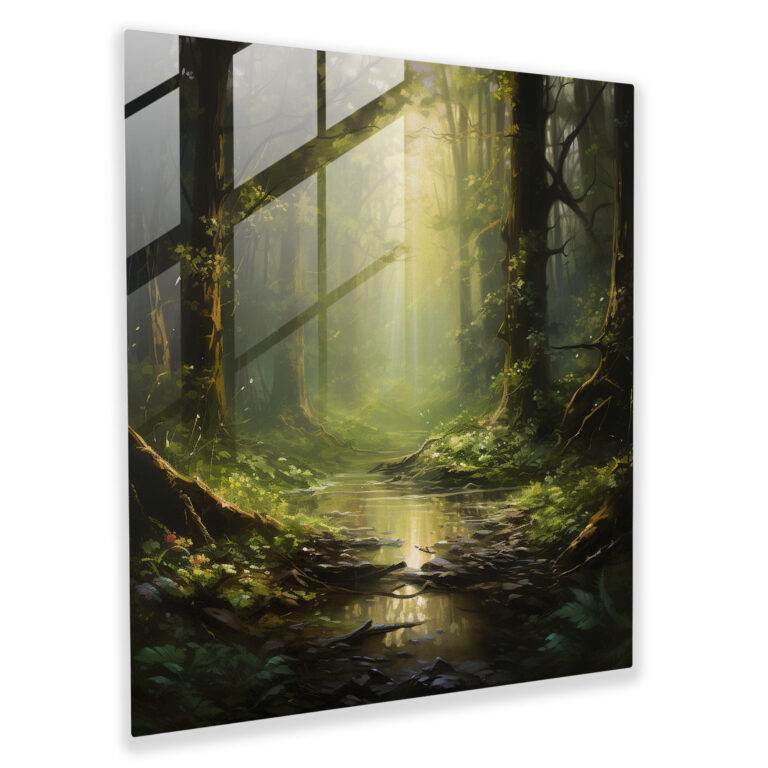 Middle Earth Glass Print - Enchanted Forest - Middle Earth, Glass Print, Home Decoration, Modern Art