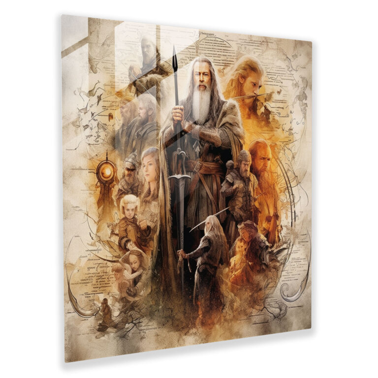 Middle Earth Glass Art - Middle Earth, Focal Point, Beloved Characters, Nostalgia