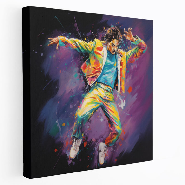 Micheal Jackson Canvas Print - Pop Art Style - Micheal Jackson, Canvas, Home Decoration, Wall Decoration