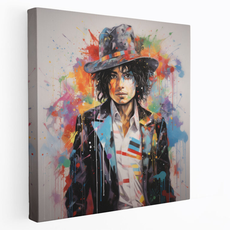 Micheal Jackson Canvas Print - Contemporary Evolution - Micheal Jackson, Home Decoration, Modern Aesthetic, Lasting Impact