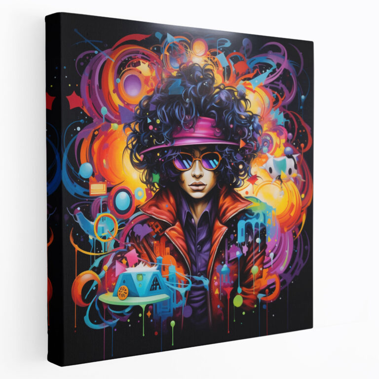 Micheal Jackson Wall Art - Graffiti-Inspired Energy - Micheal Jackson, Micheal Jackson, Home Decoration, Vibrant Colors