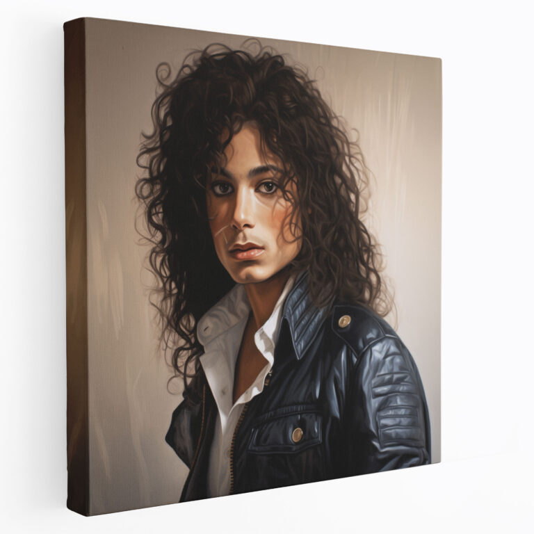 Micheal Jackson Canvas Print - Realistic Portrait - Micheal Jackson, Canvas Print, Tribute, Micheal Jackson