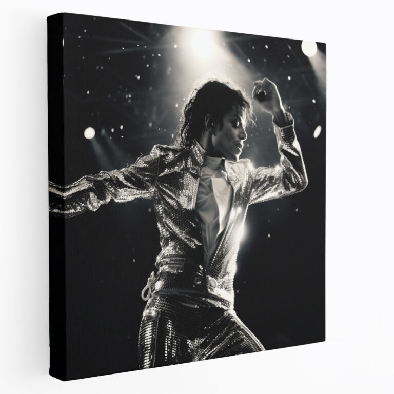 Michael Jackson Wall Art - Black And White Photography - Micheal Jackson, Home Decoration, Black And White Photography, Canvas