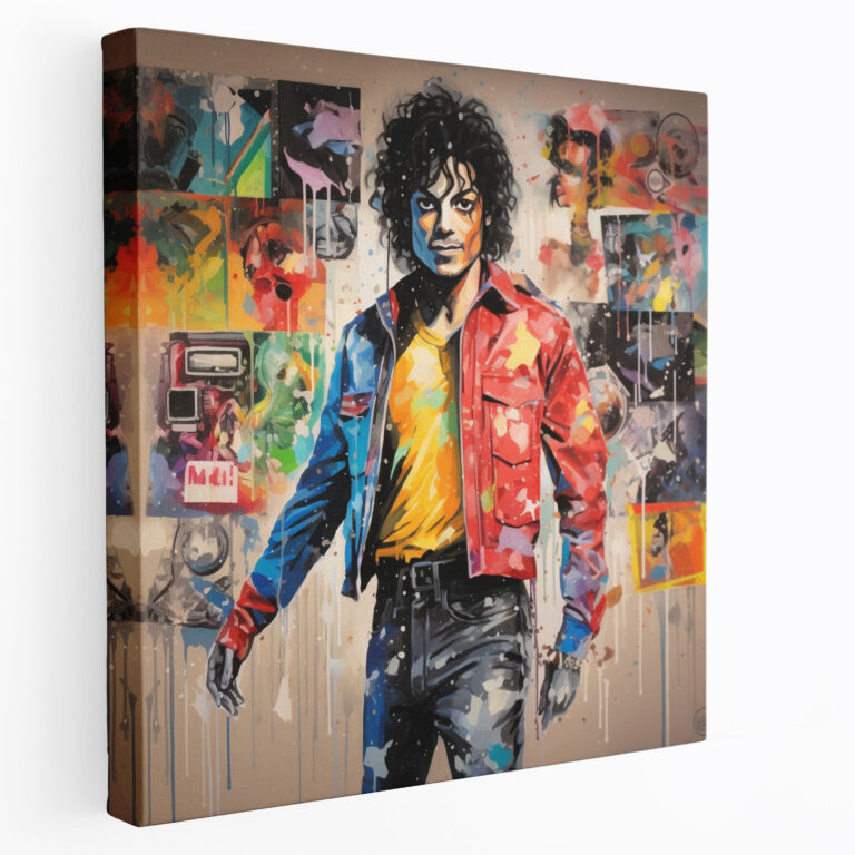 Michael Jackson Wall Decoration - Graffiti Style Artwork - Micheal Jackson, Graffiti Style Artwork, Home Decoration, Wall Decoration