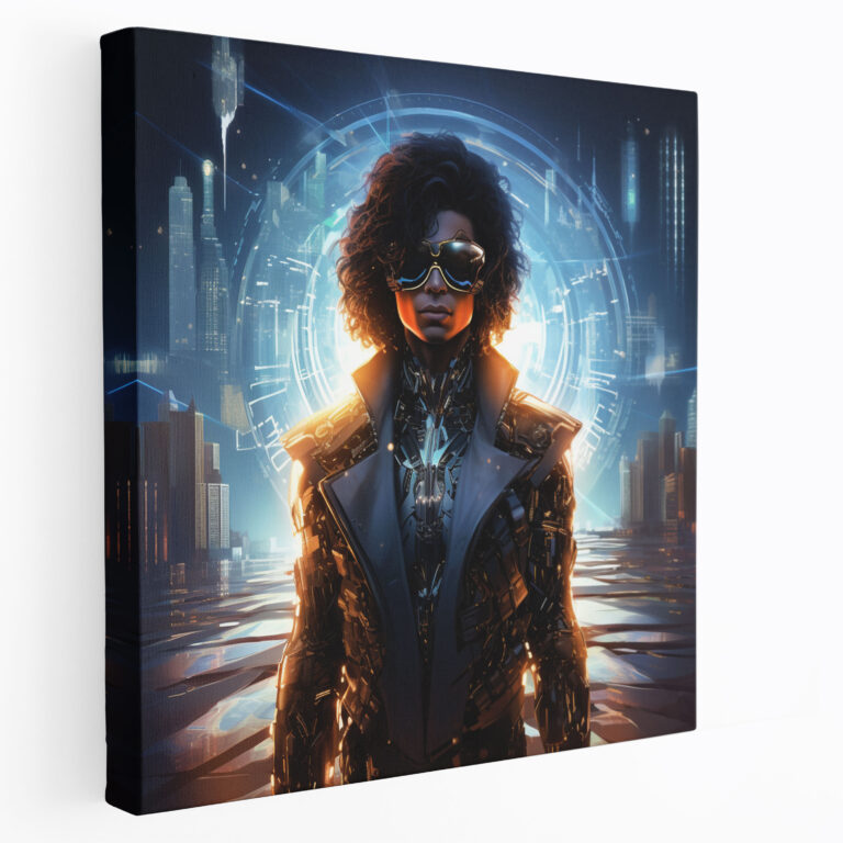 Micheal Jackson Canvas Print - Futuristic Wall Art - Micheal Jackson, Wall Art, Canvas Print, Canvas Wall Art