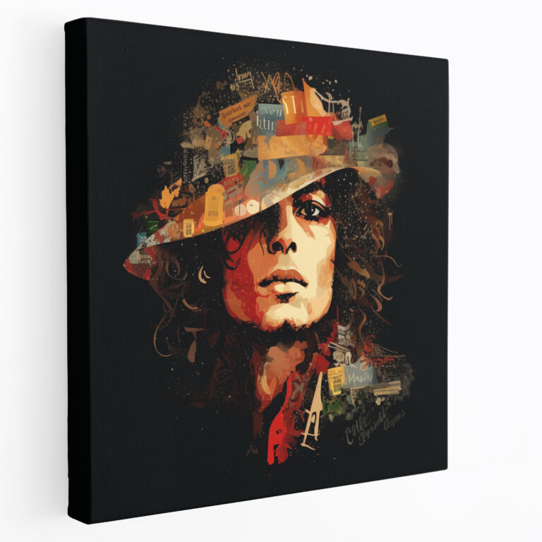 Micheal Jackson Canvas Print - Lyrics Wall Art - Micheal Jackson, Canvas Print, Micheal Jackson, Canvas Wall Art