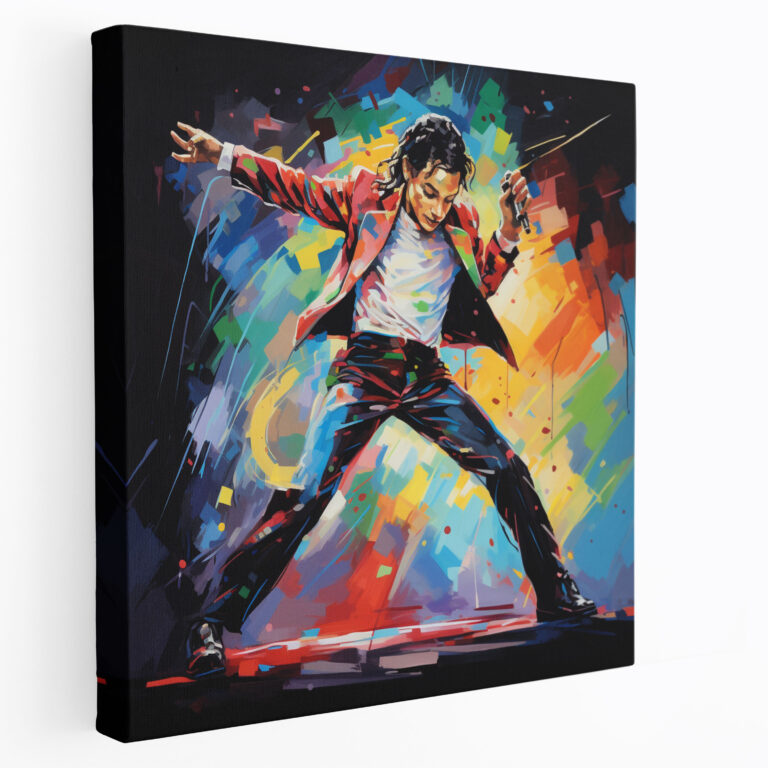 Micheal Jackson Canvas Print - Pop Art Style - Micheal Jackson, Canvas, Home Decoration, Wall Decoration