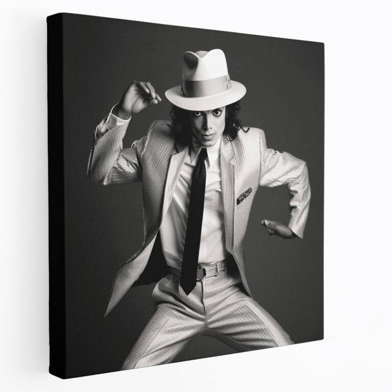 Micheal Jackson Wall Art - Classic Black And White Photograph - Micheal Jackson, Micheal Jackson, Canvas Print, Canvas Wall Art