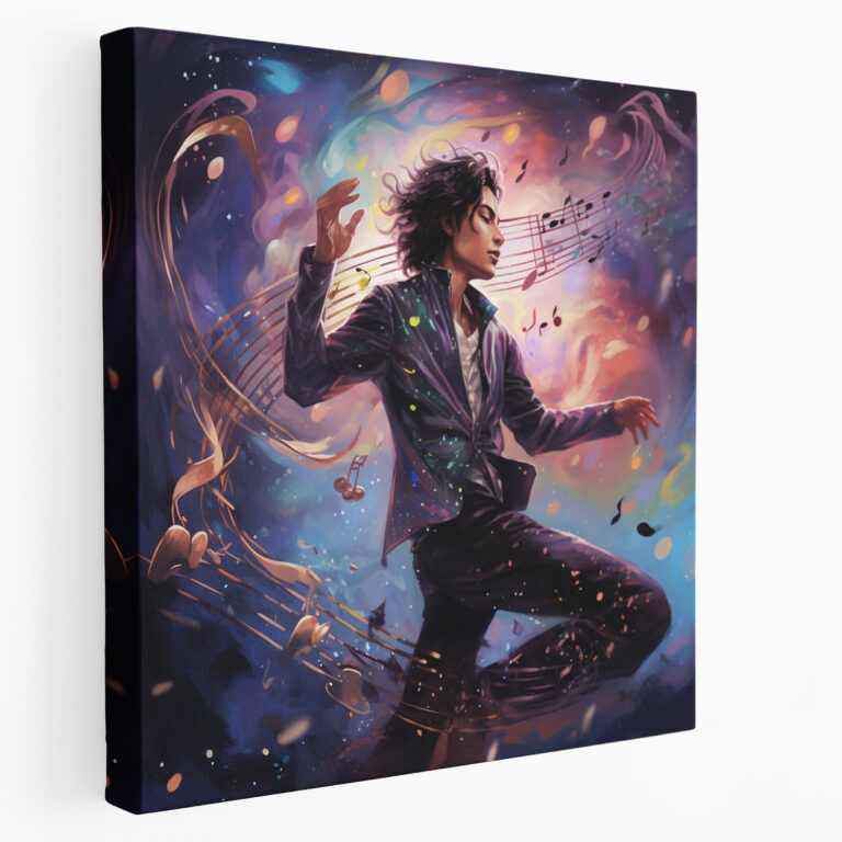 Micheal Jackson Canvas Print - Surreal Digital Painting - Micheal Jackson, Wall Decoration, Wall Art, Canvas