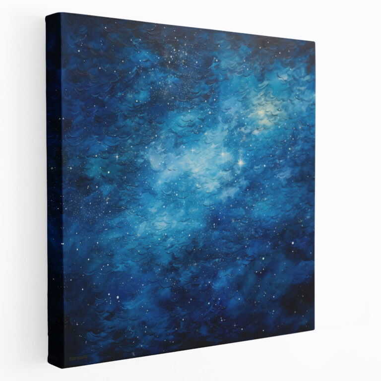 Starry Midnight Canvas Print - Midnight, Wall Art, Home Decoration, Canvas Print