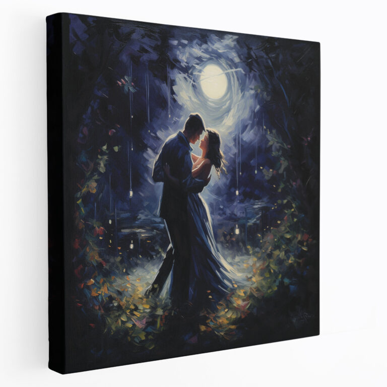 Midnight Romance Canvas Print - Midnight, Canvas Wall Art, Wall Decoration, Canvas