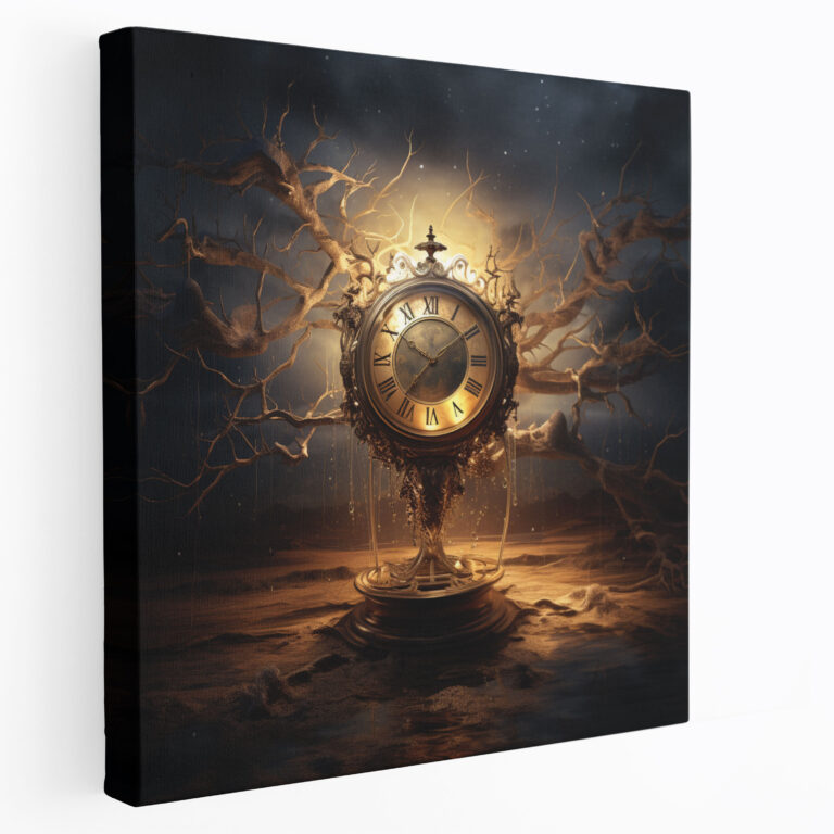 Melting Midnight Canvas Print - Midnight, Midnight, Canvas, Home Decoration