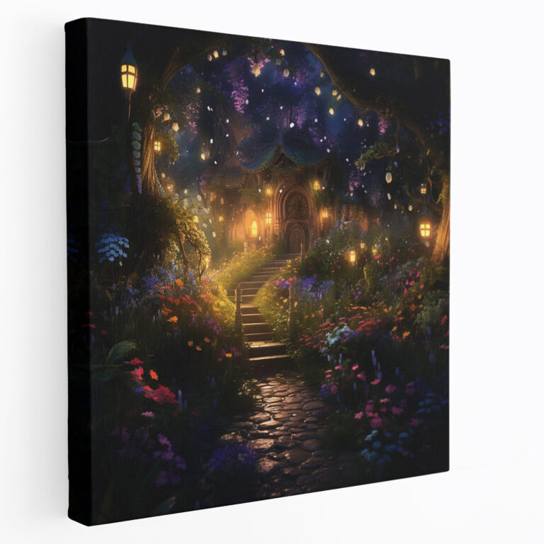 Midnight Garden Wall Art - Midnight, Home Decoration, Garden, Wall Decoration