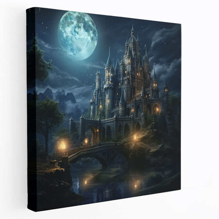 Midnight Castle Wall Art - Midnight, Midnight, Castle, Wall Art