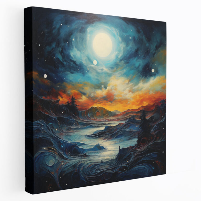 Midnight Dreams Canvas Print - Midnight, Mystery, Magic, Nature