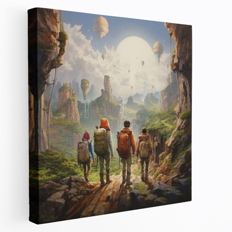Middle Earth Wall Art - Group Of Adventurers - Middle Earth, Wall Decoration, Canvas Print, Middle Earth