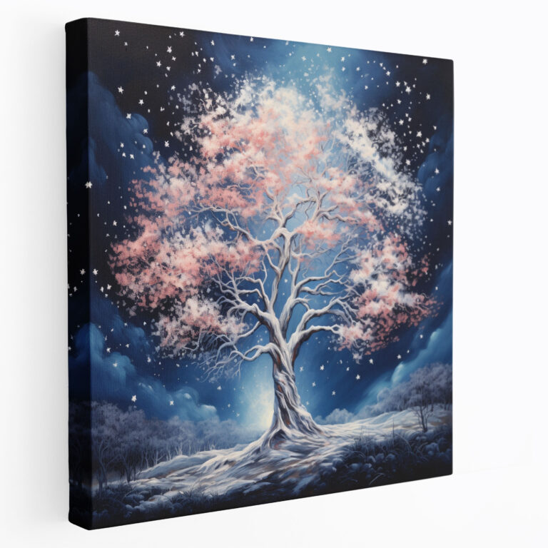 Middle Earth Canvas Print - White Tree Of Gondor Pastel Wall Art - Middle Earth, Serene Ambiance, Pastel Artwork, Middle Earth