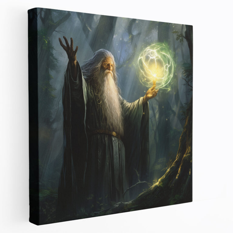 Middle Earth Wall Decoration: Powerful Wizard - Middle Earth, Home Decoration, Spells, Wall Decoration