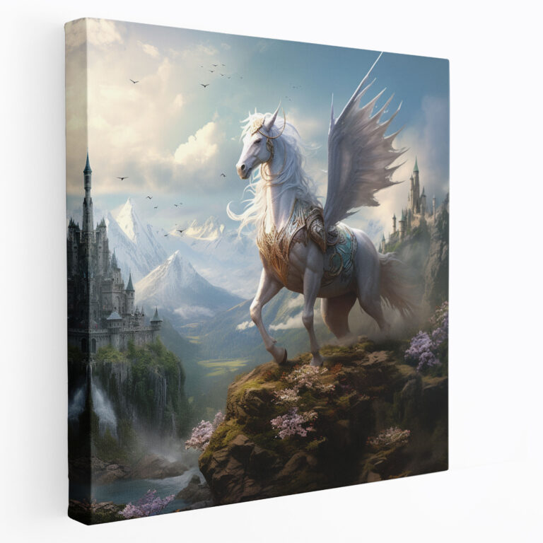 Middle Earth Canvas Print: Mythical Creature - Middle Earth, Vibrant Colors, Canvas Print, Home Decoration