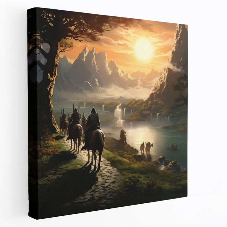 Middle Earth Fellowship Wall Art - Middle Earth, Journeying, Canvas, Epic