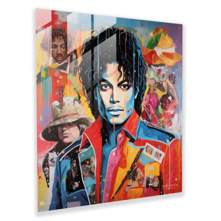 Michael Jackson Glass Print - Micheal Jackson, Glass Print, Glass Wall Art, Michael Jackson