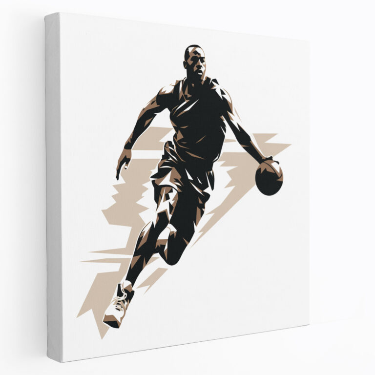 Michael Jordan Wall Decoration - Micheal Jordan, Michael Jordan, Canvas Print, Minimalist Design