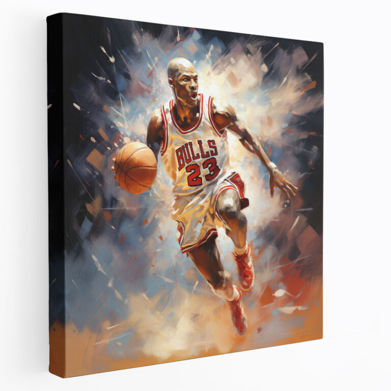 Michael Jordan Canvas Print - Micheal Jordan, Canvas Wall Art, Wall Art, Michael Jordan
